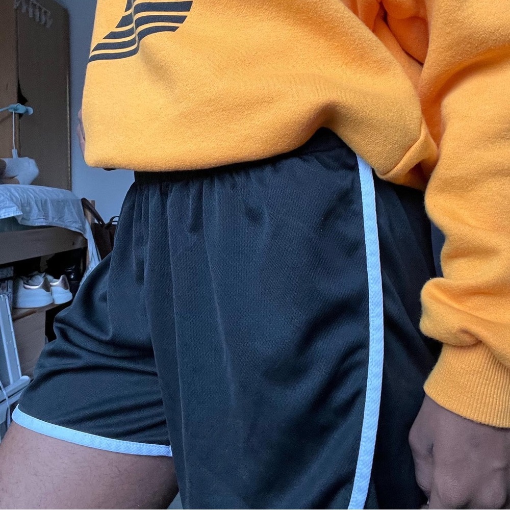 Black workout shorts